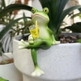 thumbnail image 3 of SharkTRUE Simulation Frog Basin Hanging Flowerpot Fish Tank Decoration JH76 M9U6, 3 of 8
