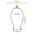 2pcs 7inch Lamp Shade Harp Holder, EEEkit DIY Lighting Accessories