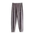 thumbnail image 6 of LAVA Women's Plush Pajama Pants Fuzzy Warm Lounge Pants Fleece Soft PJ Pants Jogger Trousers Gray, 6 of 8