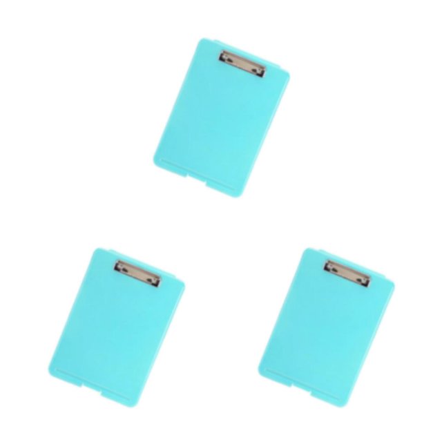 stanreset 1/2/3/5 Plastic A4 File Box Document Folder Box Writing Organizer Supply Pad Blue A 3PCS