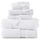thumbnail image 2 of Juego de toallas de baño LANE LINEN Luxury, 6 piezas, 100% algodón, color blanco, 2 of 9