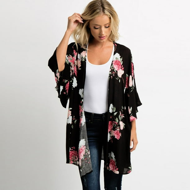 Kimono top cardigan walmart