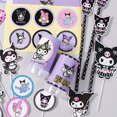 thumbnail image 5 of Decoración para tartas de Sanrio Kuromi, adornos para tartas con temática infantil, pegatinas para mesa de postres, decoración para fiestas de cumpleaños y baby shower, 5 of 5