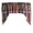 Black, variant on Swag Valance Cotton Fruit Bundle Print 58" Wide / 36" Tall