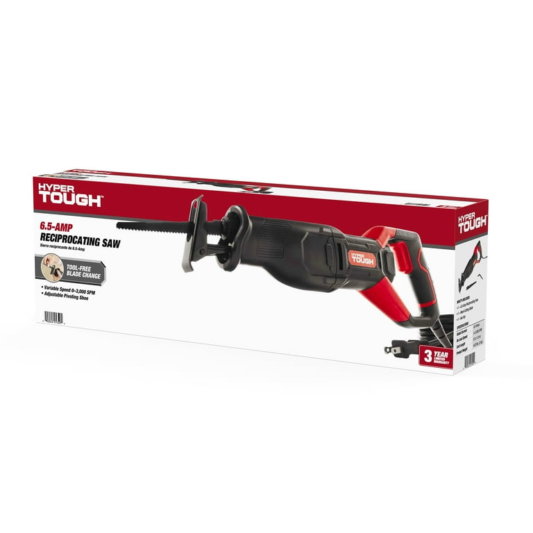 Hyper Tough 6.5Amp Corded Reciprocating Saw 3329 Walmart