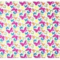 thumbnail image 2 of 1 Yard -  Colorful Butterflies Butterfly & Hearts Flannel Cotton Fabric (Great for Quilting, Sewing, Craft Projects, Throw Pillows & More) 1 Yard X 44" Wide, 2 of 2