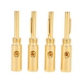 thumbnail image 3 of Speaker Cable Plugs, Banana Plug Safe Clear Sound  For 4mm Diameter For AV, 3 of 8