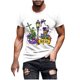 thumbnail image 1 of Camisetas de Manga Corta para Hombre Imprimir Deportes de Manga Corta Cuello Redondo Blusa Algodón Poliéster, Nueva Moda Casual Camiseta para Hombres, 1 of 1