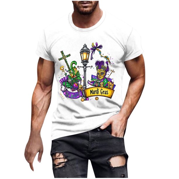 Camisetas de Manga Corta para Hombre Imprimir Deportes de Manga Corta Cuello Redondo Blusa Algodón Poliéster, Nueva Moda Casual Camiseta para Hombres