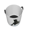 thumbnail image 3 of PAYOHTO Foldable Laundry Room Hamper Bucket Waterproof Bathroom Basket for College Student Living Room Storage Pillows Blankets Black Horse Runs in the Snow, 3 of 8