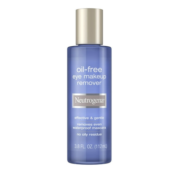 Neutrogena Gentle Oil-Free Eye Makeup Remover & Makeup Removing Face Cleanser, 3.8 fl oz