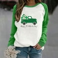 thumbnail image 1 of T-shirts de la Saint-Patrick pour Femmes Manches Longues Décontractées Col Rond Hauts Amples Chemisiers Imprimés Graphiques Chandails en Molleton pour Femmes, 1 of 4