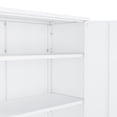 thumbnail image 6 of Naomi Modern 31.5 Accent Cabinet with 3 Adjustable Shelves in White, 6 of 12