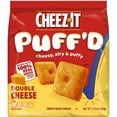 thumbnail image 2 of Cheez-It Puff'd Cheesy Baked Snacks, Puffed Snack Crackers Double Cheese, 5.75oz Bag, 2 of 5