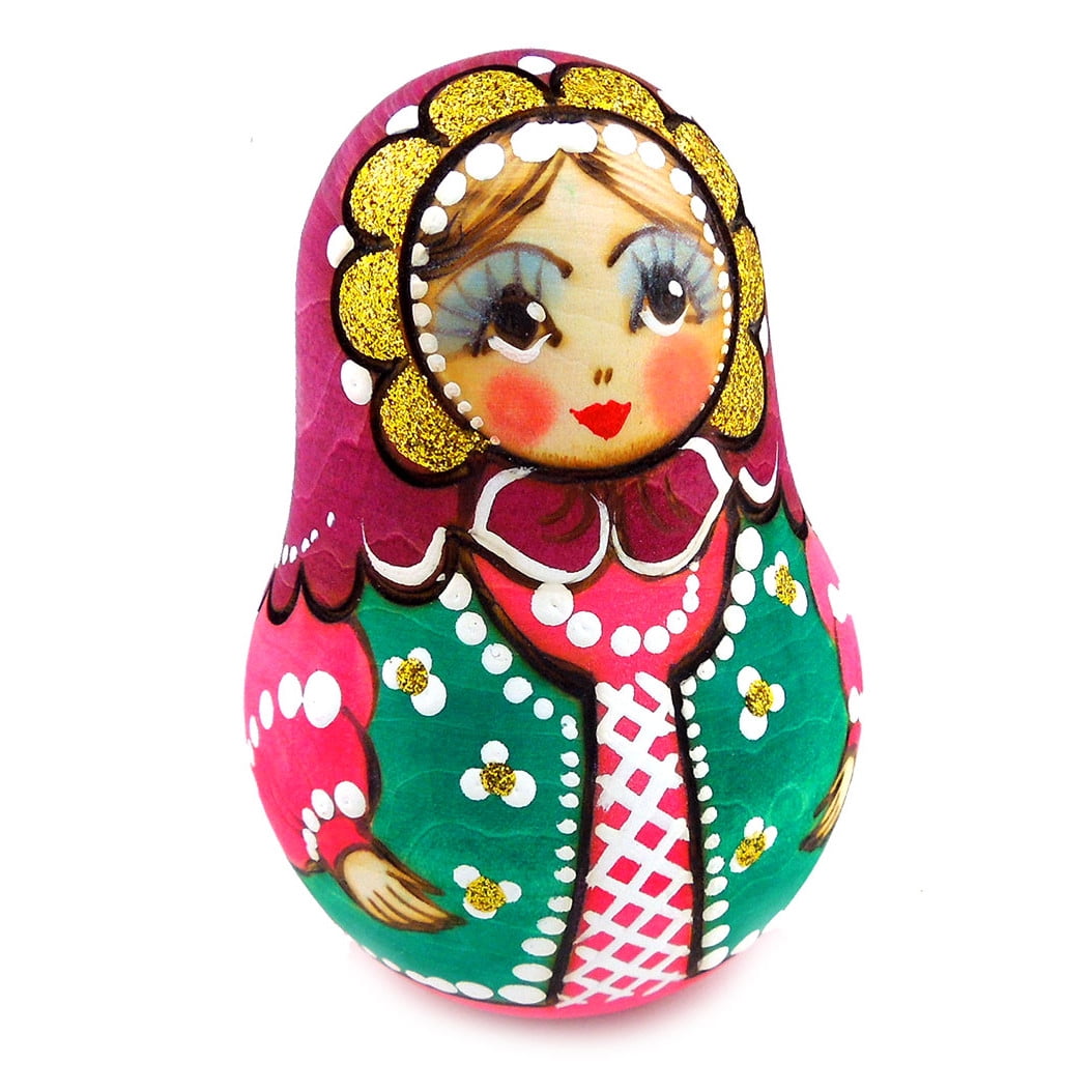 4 Inch Russian Nesting Doll Design Roly Poly