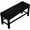 Black, variant on ATJIA Stretch Dining Bench Cover Removable Bench Slipcover Rectangle Bench Cover for Dining Room Living Room