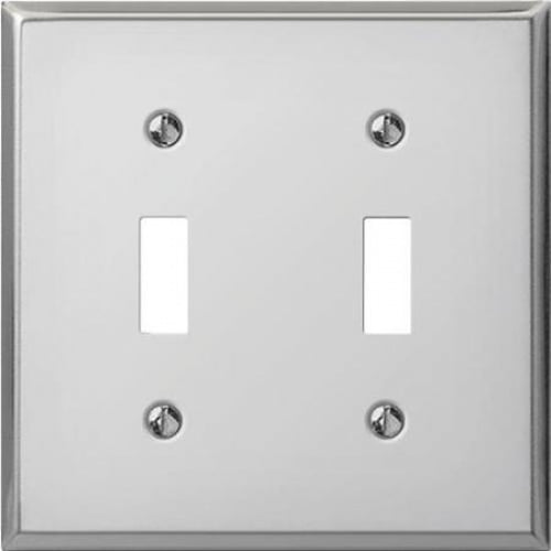 Jackson-Deerfield Mfg. 8CS102 Pro-Bright Chrome Steel Wall Plate