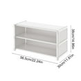 thumbnail image 3 of AuroraX Cabinet Shoe Rack Dustproof 4 Tier Shoe Rack Organizer Corner Sturdy Space-Saving Free Standing Vertical Minimalist Stylish Shoe Storage Organizer for Closet,Entryway,Door, 3 of 6