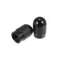 thumbnail image 5 of Motoforti Universal Tire Valve Stem Caps Car Accessories Aluminum Alloy Black 17mm 4pcs, 5 of 6