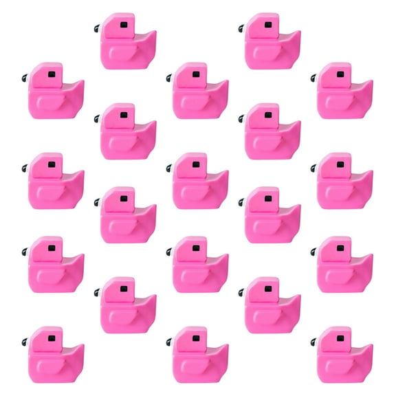NICEXMAS 20pcs Miniature Flamingo Figurines Rosy Cube Statues for Tabletop Display