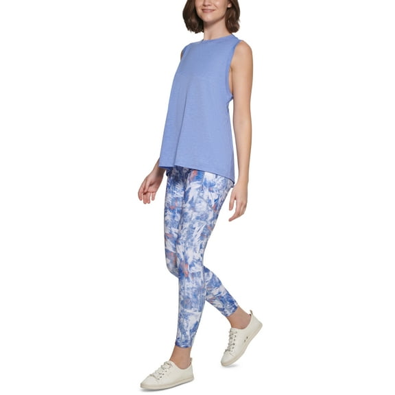 Calvin Klein Performance Womens Dropped Armhole Tank Top Hyacinth M