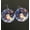Gray, variant on Dream, Love, Live Afro Earrings