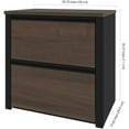 thumbnail image 4 of Pemberly Row 2 Drawer Lateral File Cabinet in Antigua and Black, 4 of 6