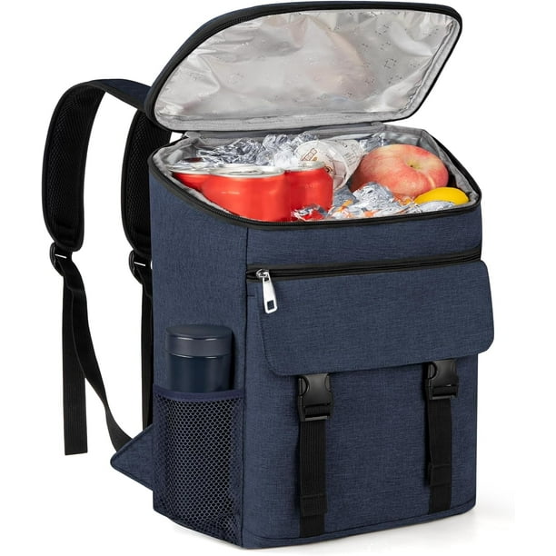 Cshidworld Mochila Enfriadora para Acampar 50 Latas, Bolsa Enfriadora de Gran Capacidad con Compartimentos Aislados, Bolsillo Térmico, a Prueba de Fugas y Ligera, Bolsa Enfriadora de Viaje, Impermeab