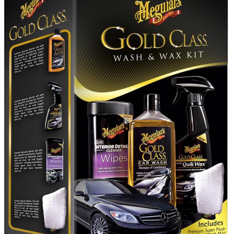 Meguiar's Gold Class Gold Class Wash & Wax Kit, 51822