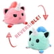 thumbnail image 2 of Muñeco de peluche reversible de doble cara con diseño de gato blanco y negro, 2 of 3