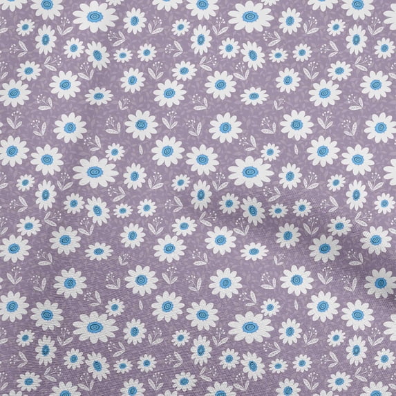 oneOone Georgette Viscose Amethyst Fabric Kids Floral Quilting Supplies Print Sewing Fabric By The Yard 42 Inch Wide