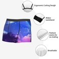 thumbnail image 3 of Hirioo Dreamy Colorful Starry Sky for Men's Boxer Briefs Men Cotton Underwear Boxer Briefs Panties-Medium, 3 of 5