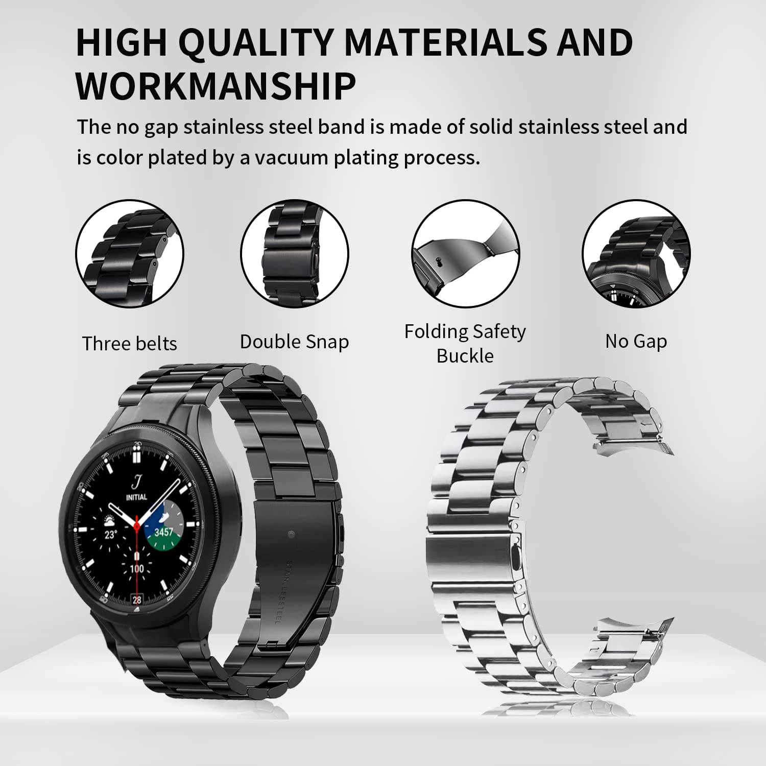  SPGUARD Galaxy Watch 5 Band Pro 45mm/44/40 & Watch 4