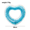 thumbnail image 2 of Anneau de Natation Gonflable pour Enfants, Forme d'Amour Anneau de Natation Flottant Transparent en Plumes, 2 of 5