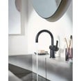 thumbnail image 3 of Moen 6221BL CIA Collection Single Handle Bathroom Sink Faucet, Matte Black, 3 of 6