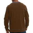 thumbnail image 4 of YLSDY Fashion Mens Henley Long Sleeve Shirts Fall Lightweight Sweatshirts Casual V Neck Slim Fit Pullover T-Shirt Khaki M, 4 of 9