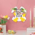 thumbnail image 1 of HOARBOEG Easter Sign Wooden Hanging Wreath Indoor Outdoor Spring Welcome Holiday Decorations For Home, 1 of 6