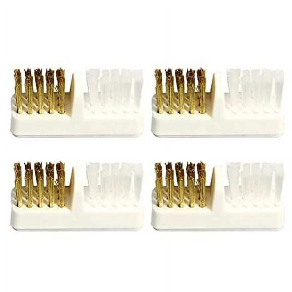 4pcs Nail for Accessories Girls Manicure Home Head Remover Cleaning Equipment Copper Ladies Cleaners Brush Brushes Machine Cleanser Brushes: Cleaner D