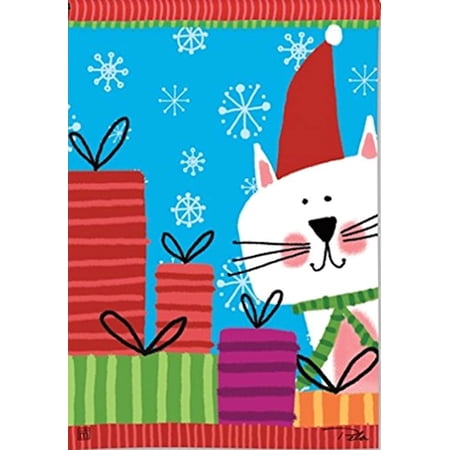 Breeze Art Meowy Christmas Garden Flag #31262