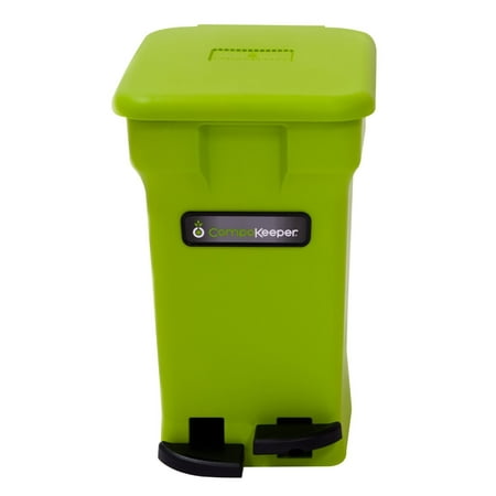 Boulder Clean CompoKeeper Kitchen Compost Bin-Green, 6