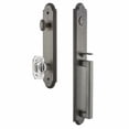 thumbnail image 2 of Grandeur Arc D Grip Dummy Handleset with Baguette Crystal Knob, 2 of 5