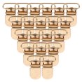 thumbnail image 3 of ITSELFER 20pcs Sock Buckles Non-slip Garter Strap Buckle Adjustable Sock Clamp for Men Women, 3 of 5
