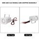 thumbnail image 5 of M Buder Sirena de Alarma Electrónica Cableada 110dB DC 12V Sistema de Seguridad para Hogar y Vehículo Blanco 7 cm / 2.7 inches, 5 of 9