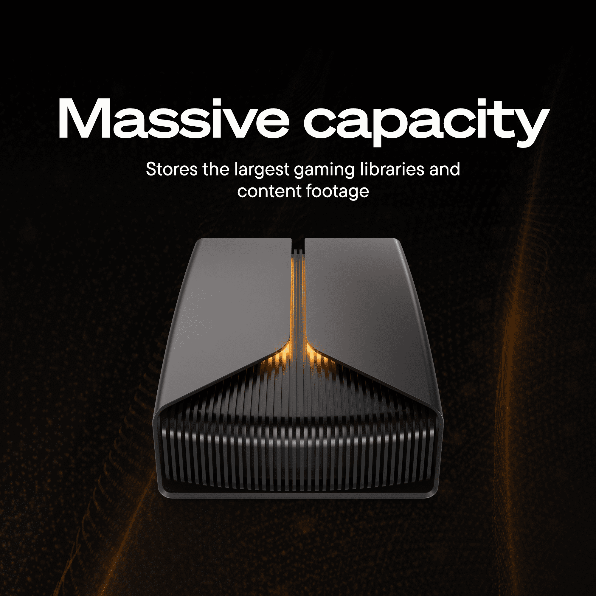Seagate FireCuda X Vault 8TB External Gaming Hard Drive with USB-C Connection and RGB Lighting