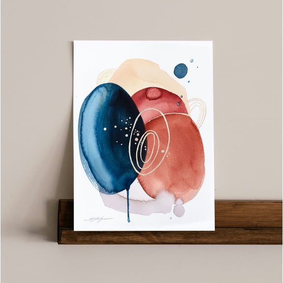 Original Abstract,Painted Artwork, One,Of,A,Kind Original, Unique Wall Art, Modern, F034, 8x12 UNFRAMED