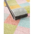 thumbnail image 6 of Unique Loom Whimsy Kids Collection Area Rug - Checks (5' 3" x 8' Rectangle Multi/Blue), 6 of 9