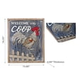 thumbnail image 2 of Welcome To The Coop Rooster Wall Sign, 2 of 4