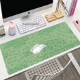 thumbnail image 3 of Alfombrilla de ratón grande para juegos de planta verde, alfombrilla de ratón para gamers tamaño XXL para mesa largo de oficina, escritorio Kawaii para chicas adolescentes y dormitorio, 3 of 5