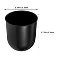 thumbnail image 2 of 2 Pcs Toilet Brush Base Cup Plunger Gel Liquid Scrubber System Black, 2 of 8
