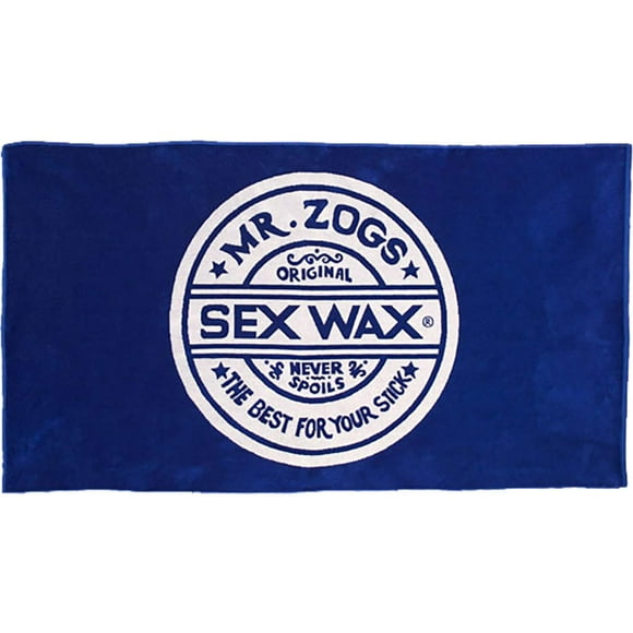 Sex Wax Serviette de Plage (Choisissez la Couleur) (Bleu)